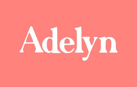 Adelyn Font: A Romantic Serif for Web Design