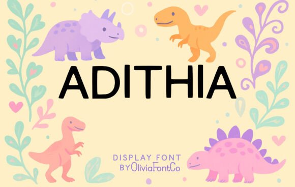Adithia: A Display Font That Brings Warmth to Editorial Design