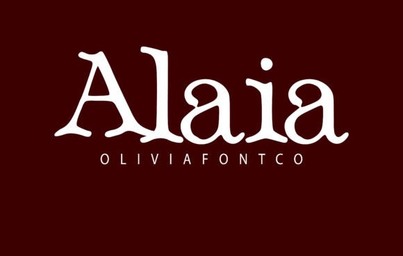 Alaia: A Romantic Serif Font for Creative Projects