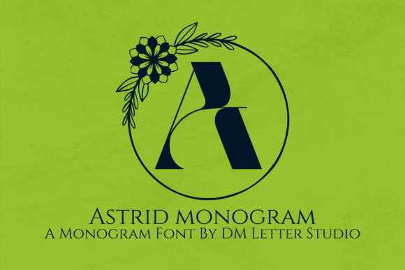 Astrid Monogram: Elegant Font for Impactful Campaigns