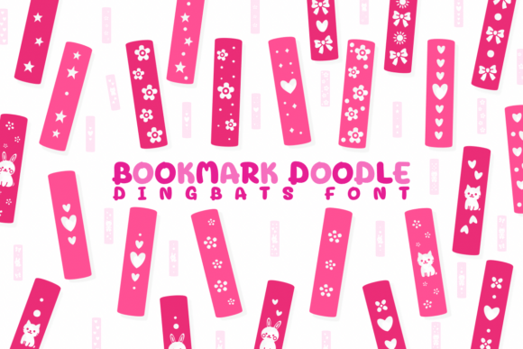 Bookmark Doodle: A Sketched Dingbats Font for Small Business Branding