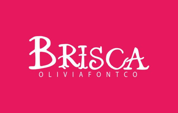 Brisca: A Handwritten Serif Font for Campaign Visuals