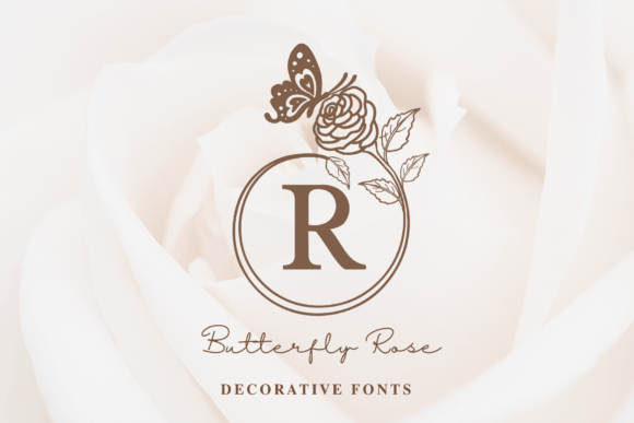 Butterfly Rose Monogram: A Font That Frames Your Campaign