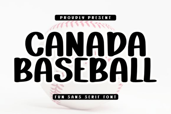 Canada Baseball Font: A Bold Sans Serif for Crafters and Product Makers