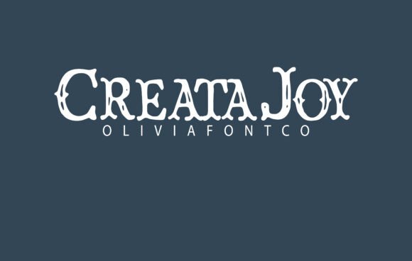 Creatajoy: A Blackletter Font That Adds Romance to Campaigns