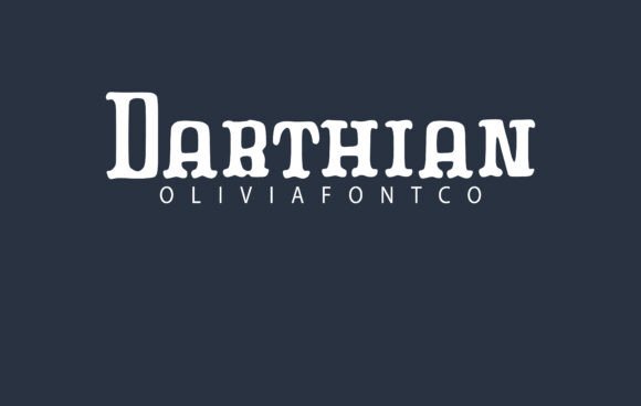 Darthian: A Serif Font with Handwritten Warmth for Digital Design