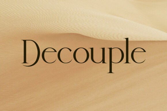 Decouple Serif Font: A Refined Choice for Editorial Design