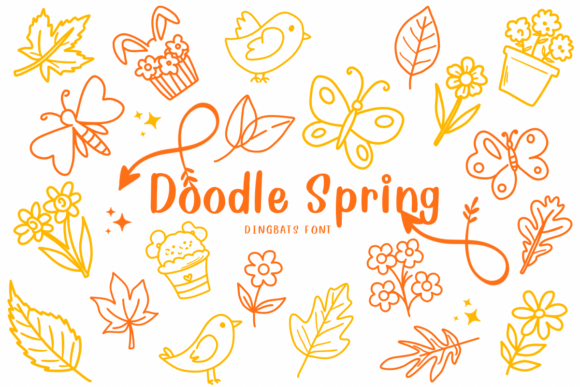 Doodle Spring: A Dingbats Font for Standout Visual Campaigns