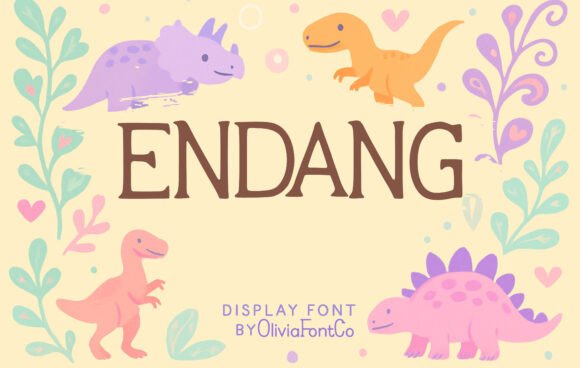 Endang: A Serif Font for Marketing Success