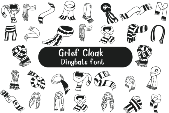 Grief Cloak Typeface for Web Design and Digital Branding