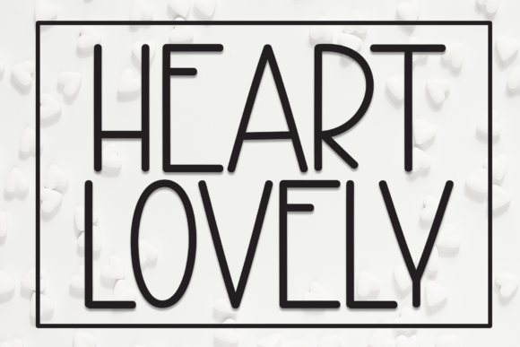 Heart Lovely Font for Creative Projects