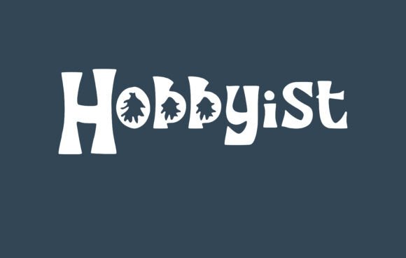 Hobbyist: A Romantic Display Font