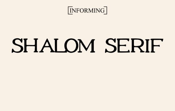 How Shalom Serif Gives Small Business Branding a Polished Edge