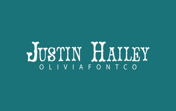 Justin Hailey: A Handwritten Serif Font for Small Business Branding