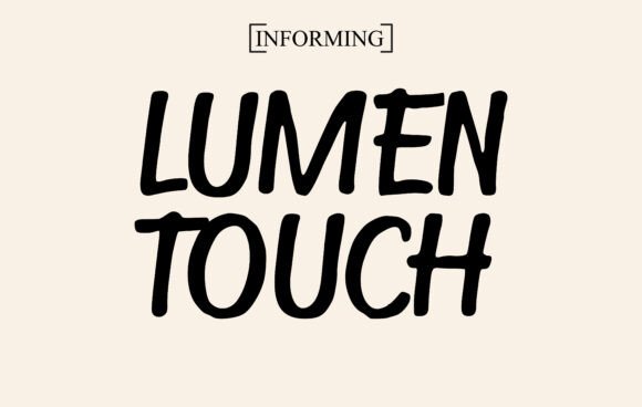 Lumen Touch: A Display Font That Gives Your Brand a Polished Look