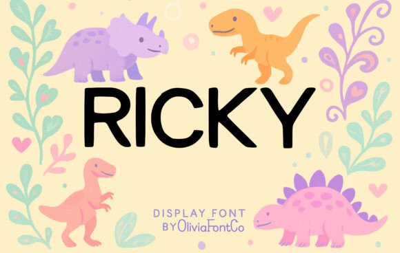 Ricky Display Font for Web Design: Clean Layouts That Work