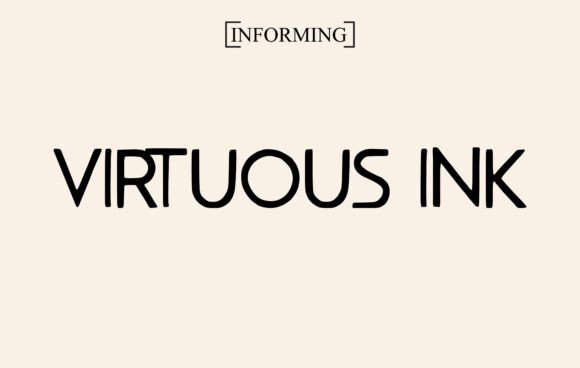 Virtuous Ink: A Sans Serif Font Built for Modern Branding Work