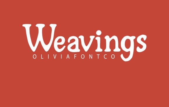 Weavings: A Serif Font for Elegant Storytelling